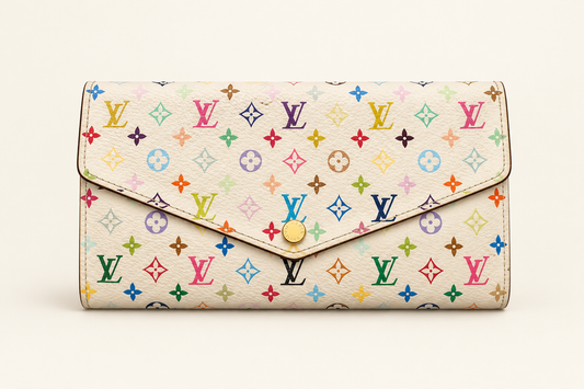 Louis Vuitton Colorful Monogram Wallet featuring a multicolor monogram design