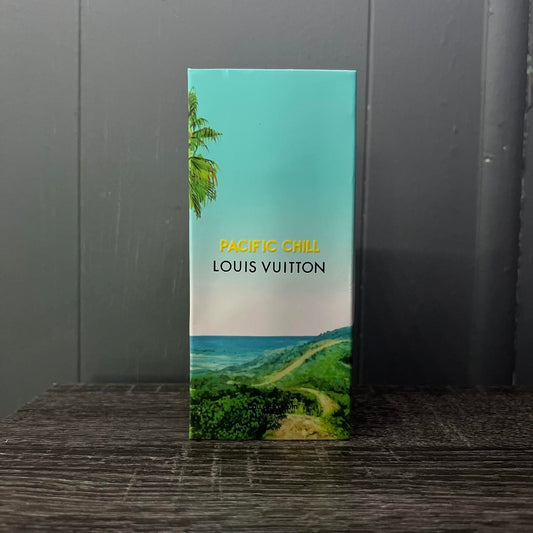Discover Louis Vuitton Pacific Chill Eau de Parfum 100ml, a refreshing unisex fragrance featuring blackcurrant, citron, and aromatic notes.